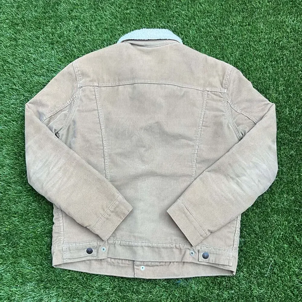 Levi's Men's Corduroy Sherpa-Lined Trucker Jacket, Size Medium